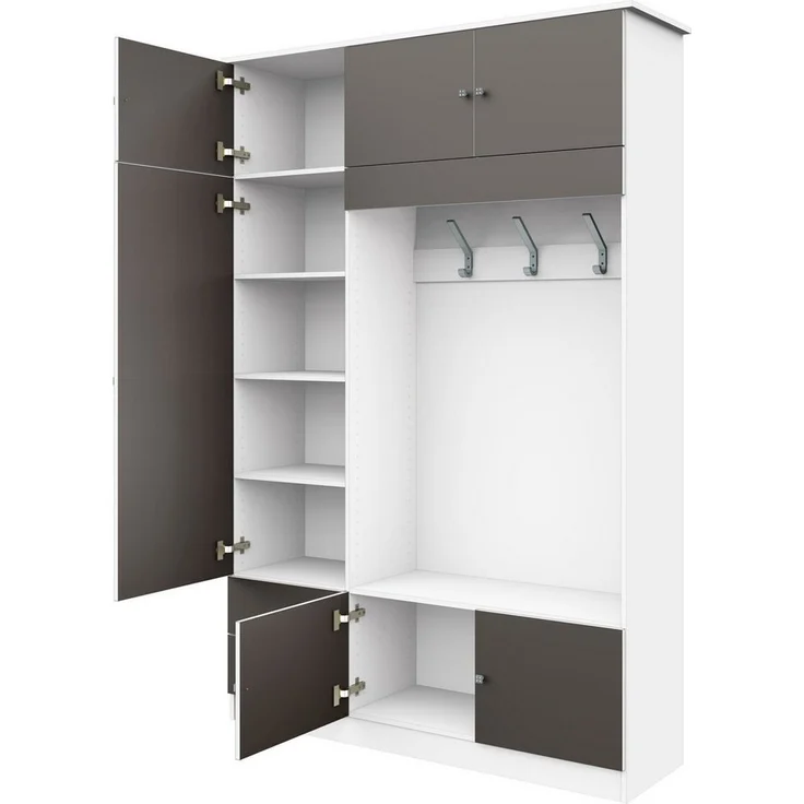 borchardt Möbel Garderobenschrank Kompakta Höhe 202 cm – Bild 2
