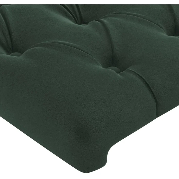 vidaXL Kopfteile 2 Stk. Dunkelgrün 90x7x78/88 cm Samt 346379 – Bild 4