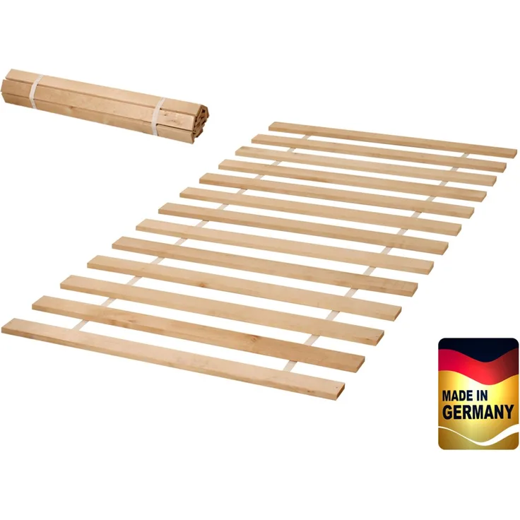 Rollrost Lattenrost Kiefer massiv 90 x 200 cm
