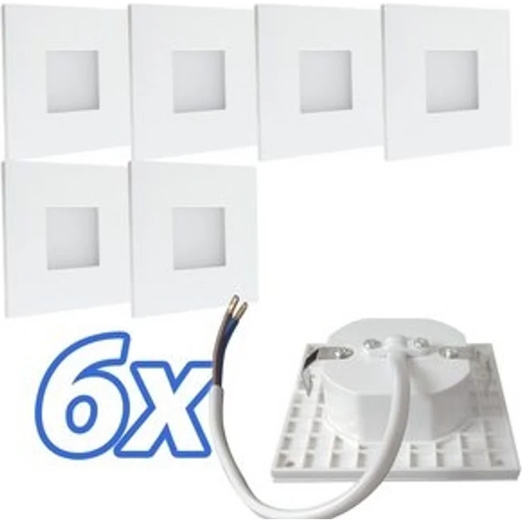 Maxkomfort LED Wandstrahler 6103, LED fest integriert, Warmweiß, 3000K, Treppenbeleuchtung – Bild 6