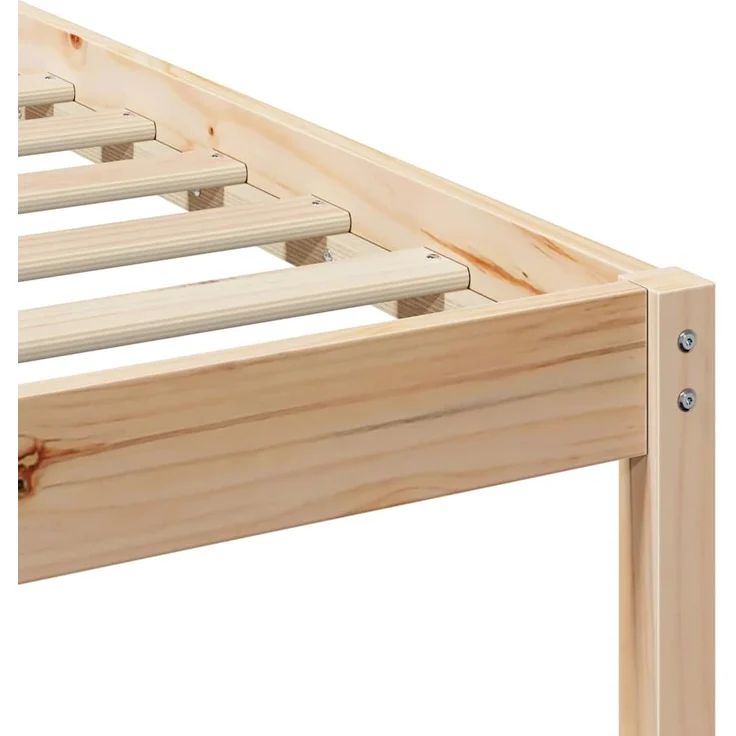 vidaXL Bettgestell mit Nachttischen Natur 200 x 220 cm 873256 – Bild 7