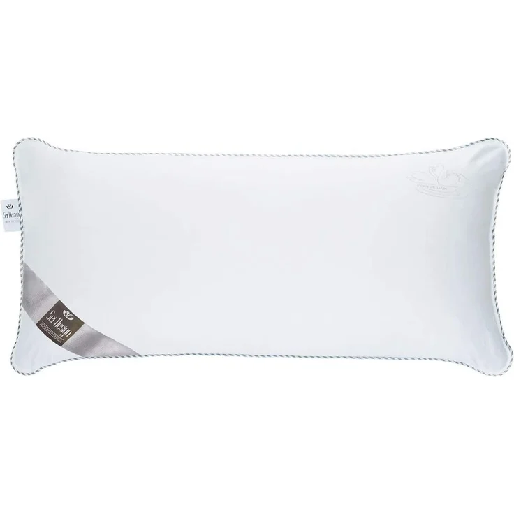 SEI Design Kopfkissen Kopfkissen Air Softfill Collection SWAN DE LUXE 40x80 Bezug 100%, Füllung: 100% Polyester Mikrofaser, Bezug: Baumwolle, Seitenschläfer, Rückenschläfer, Bauchschläfer, Schlafkissen, mit Innenkissen, Vegane Alternative zu Daunen – Bild 5