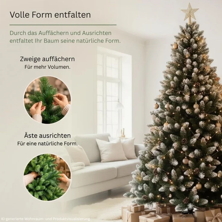 HXT 15013 Weihnachtsbaum 150 cm – Bild 7