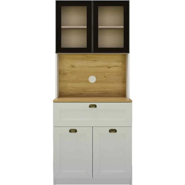 Skye Decor 'Nero Solo 1600-225' Kaffeestation, Weiß, 80 x 190 x 44 cm – Bild 6