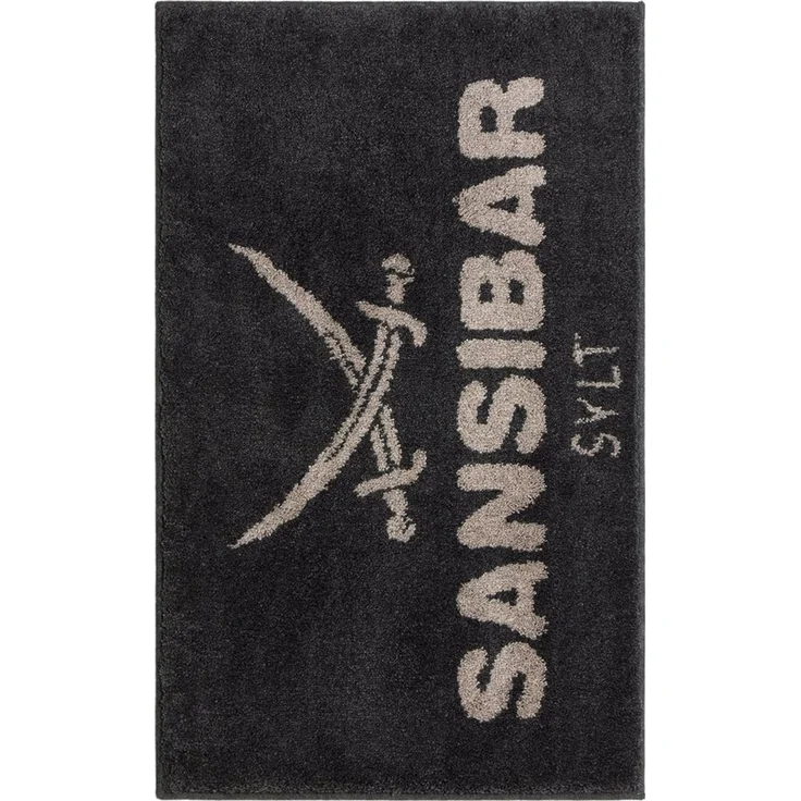 Sansibar Sylt Badematte Badematte »Sansibar, Höhe 20 mm, mit Sansibar Logo Schriftzug, rutschhemmend beschichtet, fußbodenheizungsgeeignet, strapazierfähig, schnell trocknend, Polyacryl, rechteckig, 55x65 cm, 60x100 cm, 70x120 cm – Bild 3