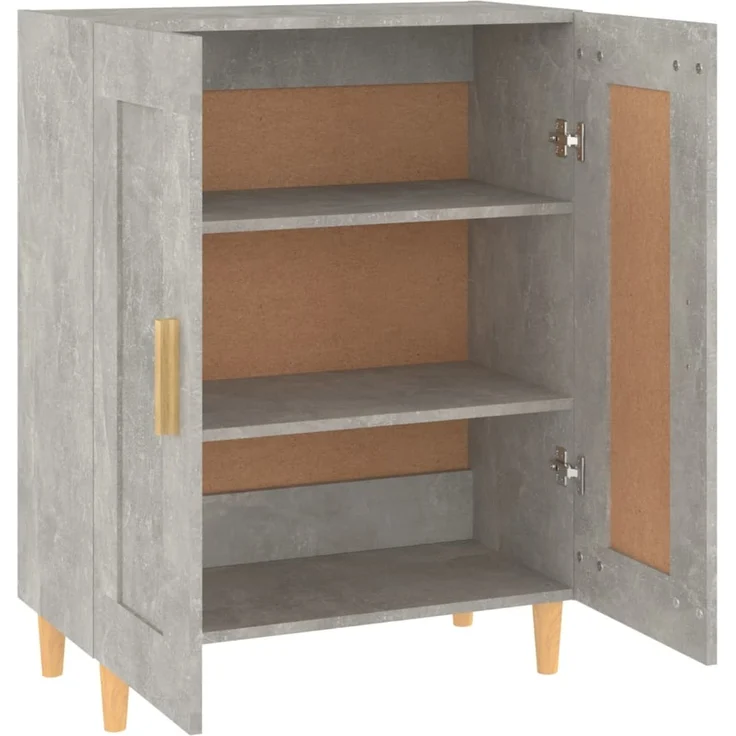 Sideboard, Kommode Betongrau 69,5x34x90 cm Holzwerkstoff – Bild 7