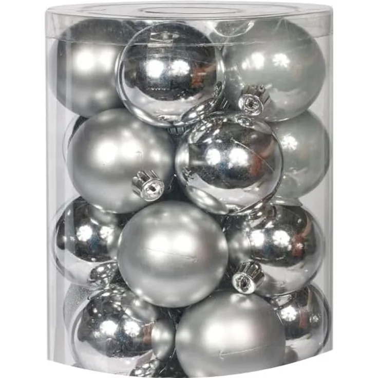 TrendLine Christbaumkugeln 16 Stk Ø 4 cm Weihnachtskugeln Weihnachtsbaumkugeln