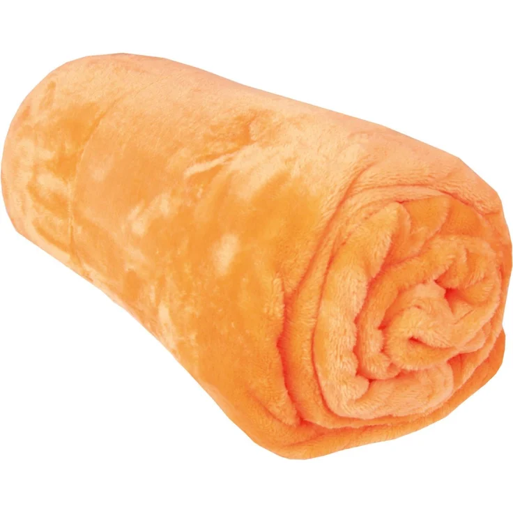Kuscheldecke "Celina" Orange 130x170 cm – Bild 6