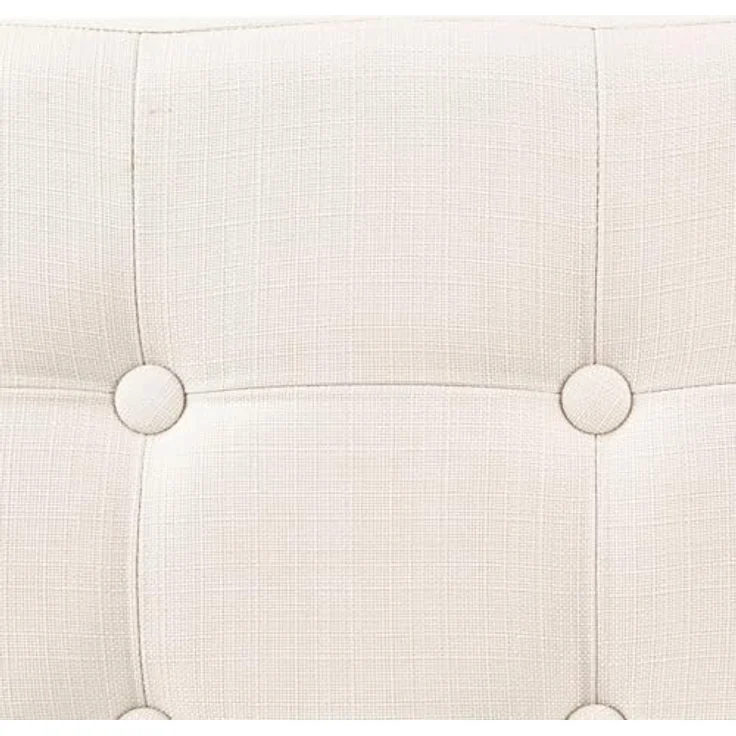 Atmosphera - Lysandre Beige 2-Sitzer Klappbank mit Stauraum - 76 x 38 x 38 cm, gepolsterter Sitz - Für Wohnzimmer, Schlafzimmer, Flur – Bild 6