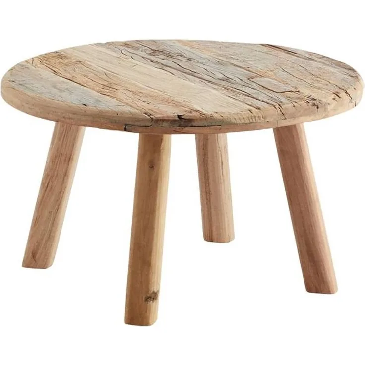 Holz Couchtisch Ø 60 cm