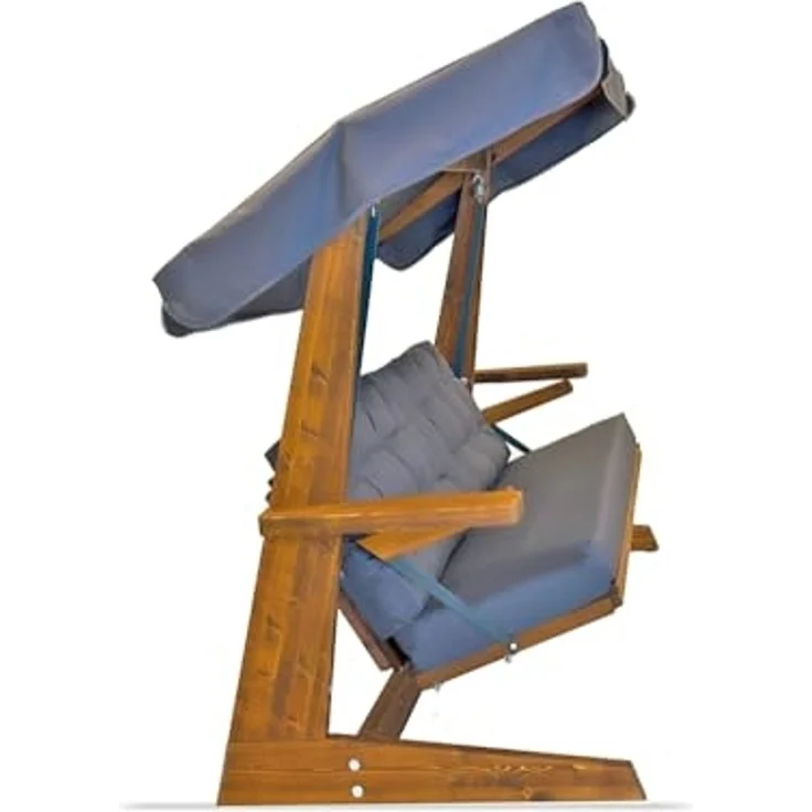 Westmann 'Viva 2400' Hollywoodschaukel, Holz anthrazit,237 x 115 x 175 cm – Bild 3