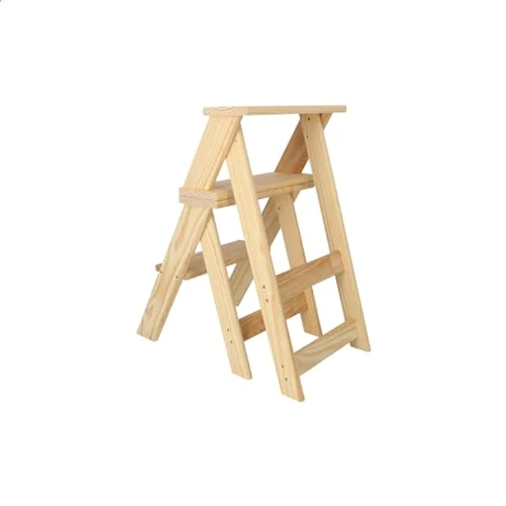 Aranaz 11001 Treppenstuhl, Kiefernholz, 39 x 53 x 91 cm – Bild 11