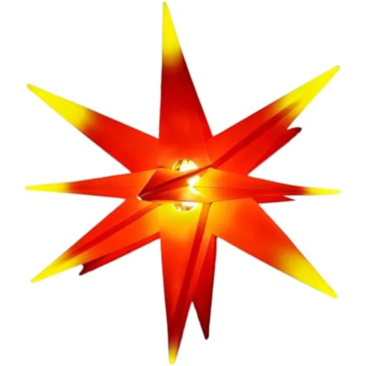 Guru-Shop LED-Stern für außen 3D Außenstern Kaspar, Weihnachtsstern,., Leuchtmittel inklusive – Bild 4