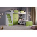 Etagenbett 'Geko' grün