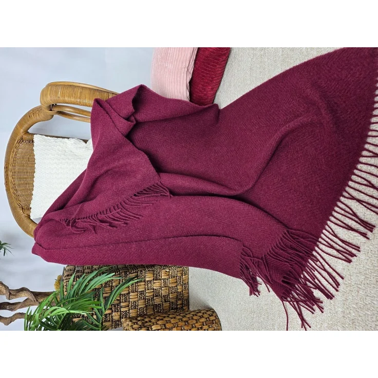Wolldecke "TIROL M" 100 % Wolle, 140 x 200 cm in versch. Farben, STTS – Bild 3