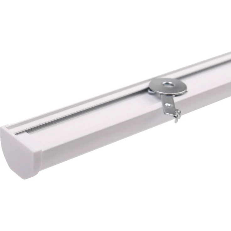 Deco-Raum® Gardinenschiene Innenlauf Round | Länge: 330cm | Material: Aluminium | Farbe: Weiß – Bild 8