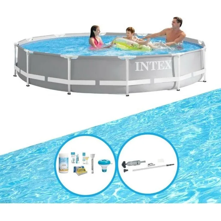 Intex Frame Pool Intex Prism 366x76 cm Schwimmbad-Set