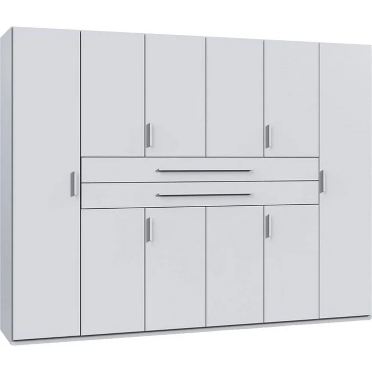Wimex Drehtürenschrank Digit, erhältlich in den Breiten 180cm, 225cm oder 270cm (Schlafzimmer Schrank Bestseller in moderner Optik) Kleiderschrank inkl. zwei Schubkästen in zentraler Höhe – Bild 4