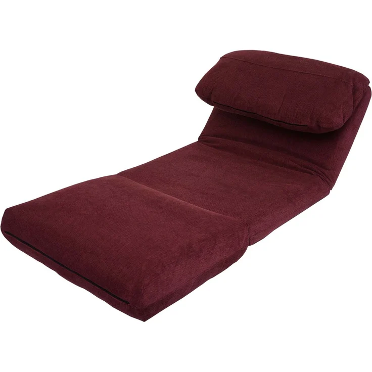 Schlafsessel HWC-E68, Schlafsofa Funktionssessel Klappsessel Relaxsessel, Stoff/Textil ~ bordeaux – Bild 8