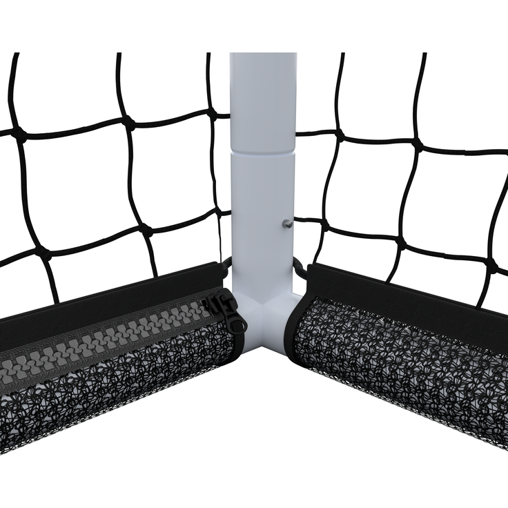 Hudora 'Pro Tect 240 Advanced' Fußballtor, Stahlrohrrahmen mit EPE-Schaumstoff ummantelt, Weiß / Schwarz, 240x160 cm – Bild 5