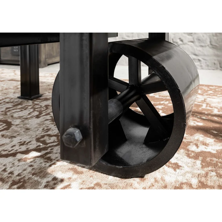 Couchtisch Mango 110x80x43 grau lackiert RAILWAY #205 – Bild 7