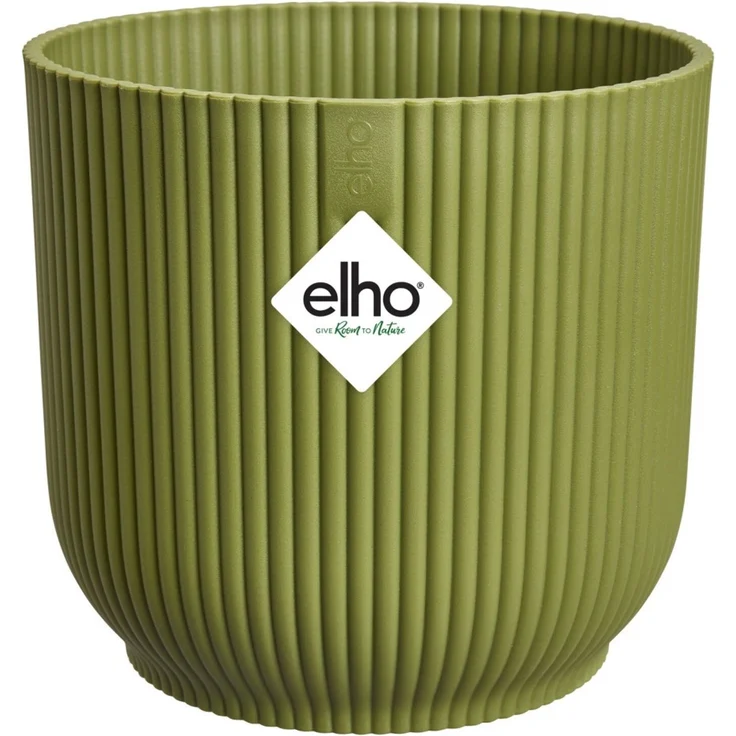 Elho Blumentopf Loft Urban Kunststoff thymiangrün Ø 16 x 15 cm – Bild 1