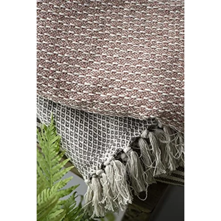 Decke Plaid Kuscheldecke Wohndecke Creme Rose 130x160cm Ib Laursen 6510-86 – Bild 6