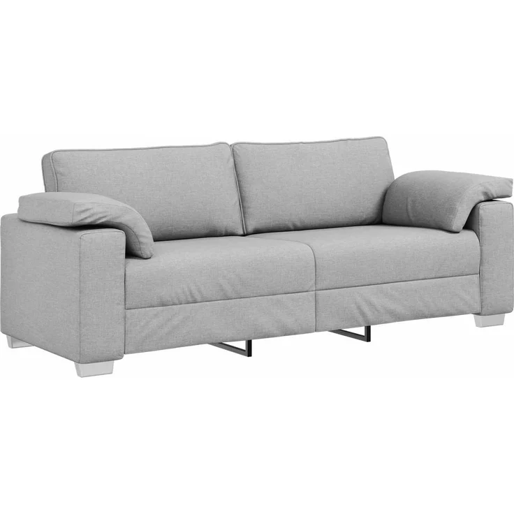 vidaXL 3-Sitzer-Sofa Wolkengrau 220 cm Stoff 4105245 – Bild 2
