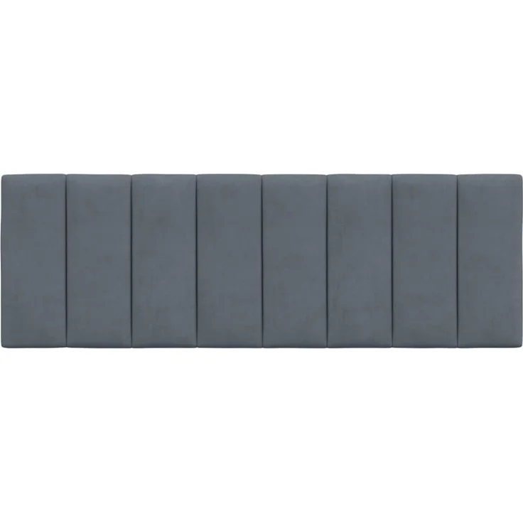 vidaXL Kopfteil-Kissen Dunkelgrau 120 cm Samt 374662 – Bild 5