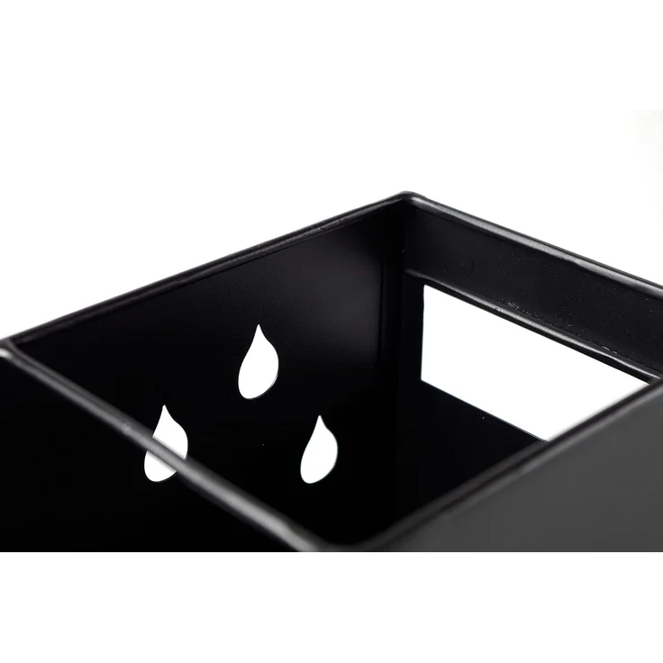 Kobolo Schirmständer Regenschirmständer UMBRELLA aus Metall schwarz – Bild 5