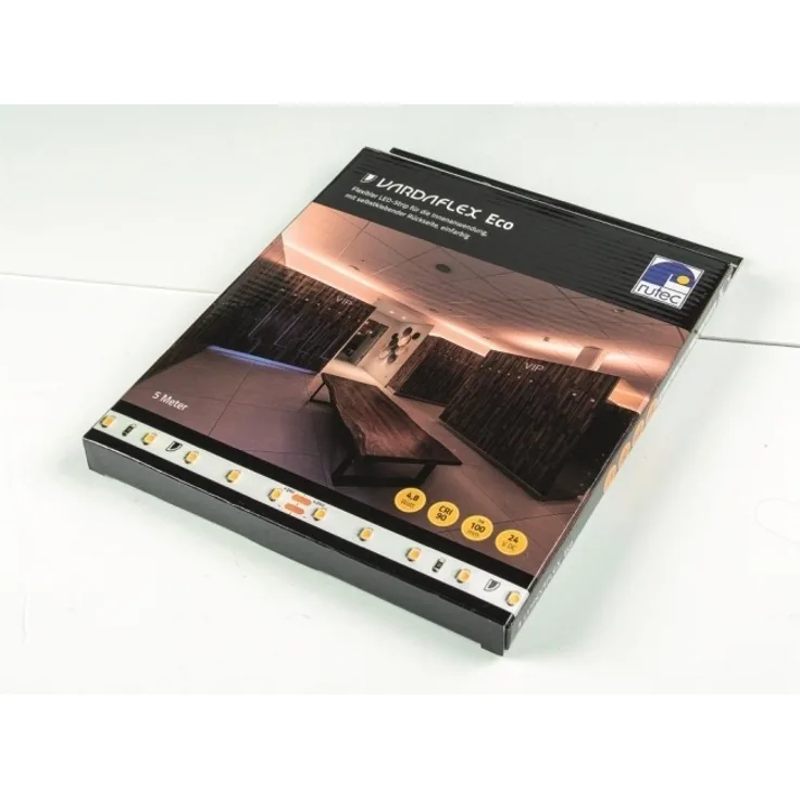Rutec B82415 VARDAflex Eco CRI90-5 M-Rolle Flex. LEDStrip, 24V, Innen, 3000K Box