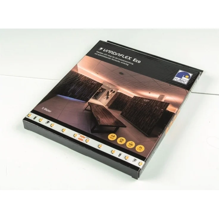 Rutec B82415 VARDAflex Eco CRI90-5 M-Rolle Flex. LEDStrip, 24V, Innen, 3000K Box