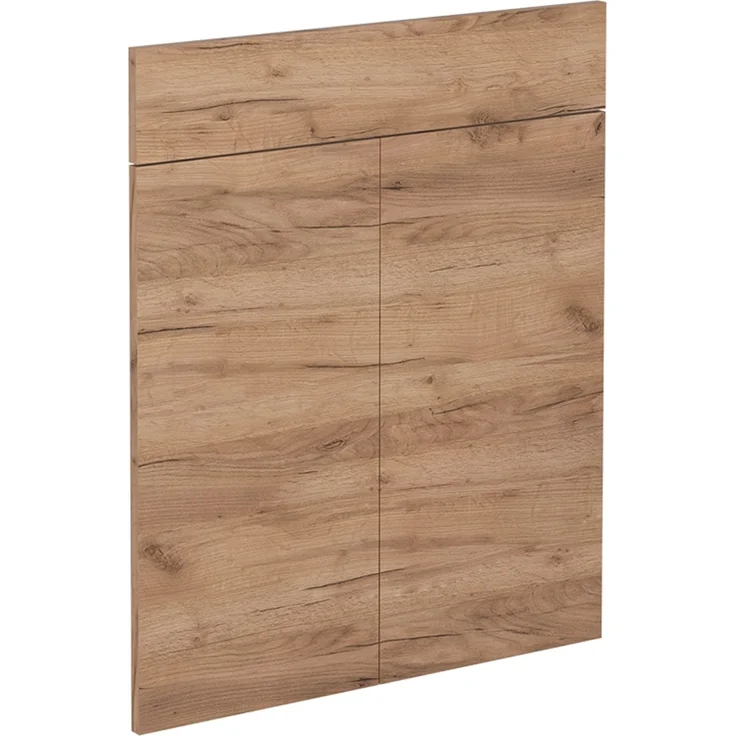 Küchenfront R-Line Goldkraft Eiche 59.6 x 70.8 cm Möbelfront für den Schubunterschrank Vicco – Bild 1
