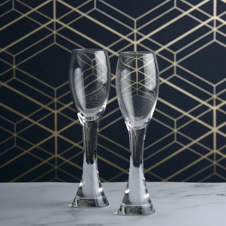 2er Set Anton Studio Designs Manhattan Champagnerflöten Sektgläser 250ml – Bild 5