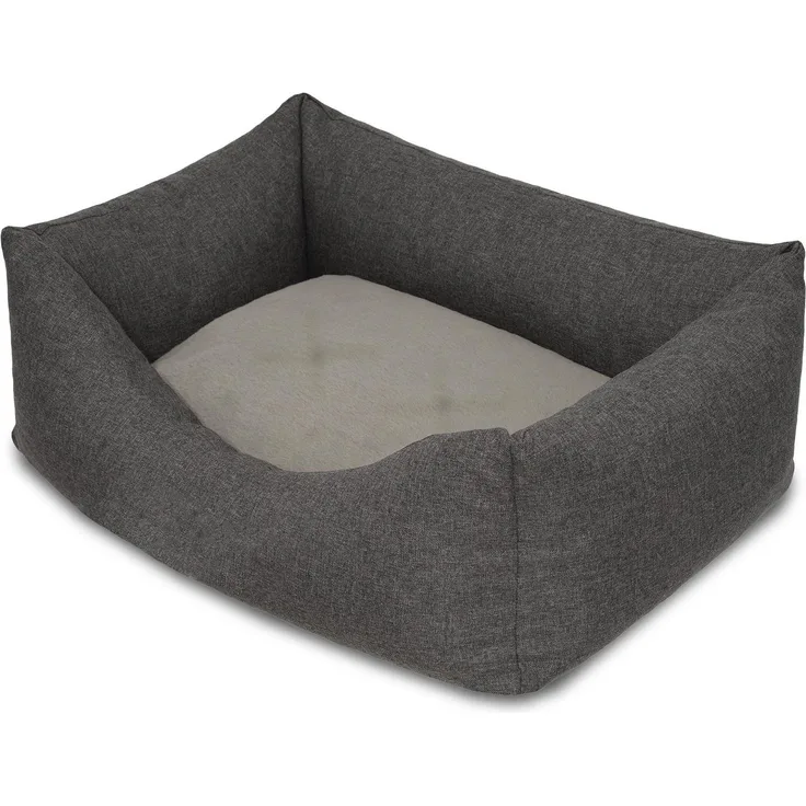 Petzzz Katzen- und Hundebett Felix S 60 x 40 x 17 cm mit wendbarem Innenkissen