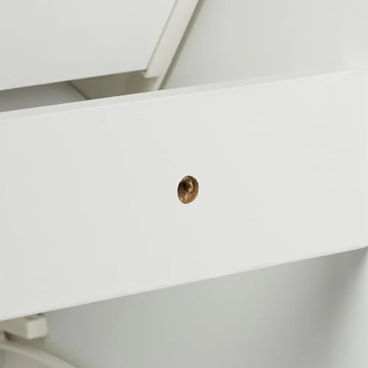 Relaxdays Schuhschrank, Schuhkipper Weiß, Kunststoff, 60x80x24 cm, mit variablen Einlegeböden für optimale Schuhaufbewahrung – Bild 7