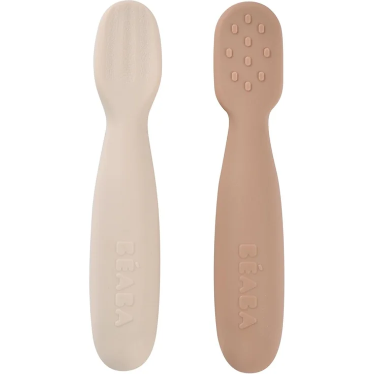 Beaba Übungslöffel - Clay & Praline - 2 Stück Clay – Bild 1