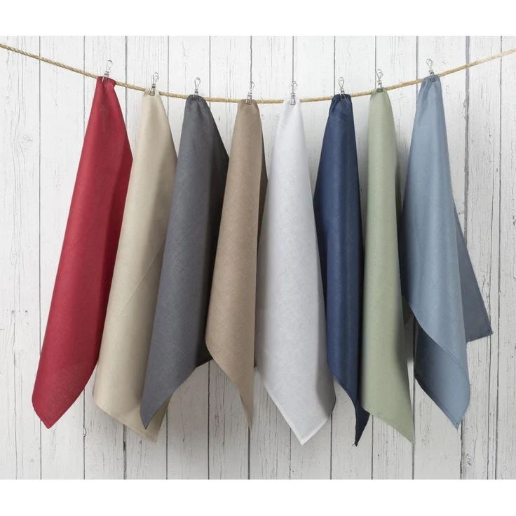 Kracht Geschirrtuch Standard uni, (Set, 4-tlg, 4-teilig), 4er Pack Geschirrtücher (4 Stück), ca. 50 x 70 cm, Halbleinen – Bild 3
