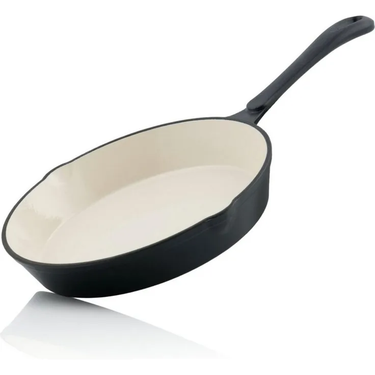 Mahlzeit Bratpfanne Gusseisen emailliert Ø 24cm, Blue Berry, Gußeisenpfanne, Gusseisen