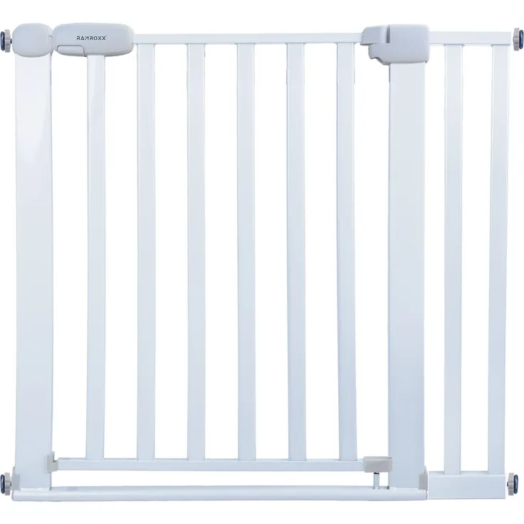 Absperrgitter Treppenschutzgitter weiß für 89-99cm Durchgang 77cm Hoch