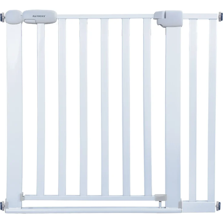 Absperrgitter Treppenschutzgitter weiß für 89-99cm Durchgang 77cm Hoch