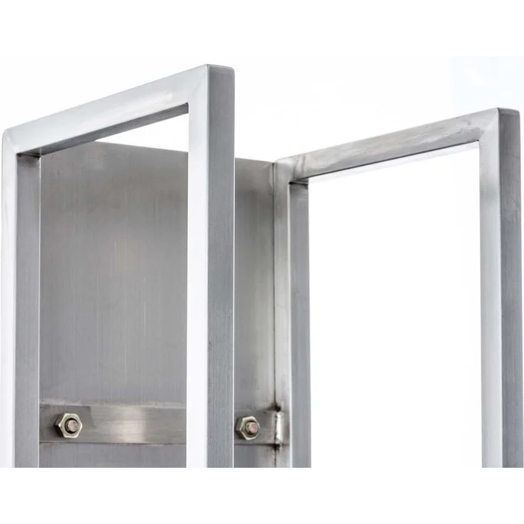 CLP Kaminholzständer Spark,edelstahl 140 cm – Bild 3