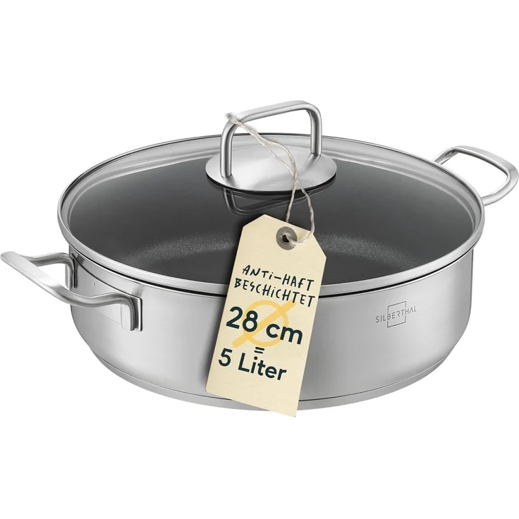 SILBERTHAL Servierpfanne 28 cm hoher Rand – Bild 1