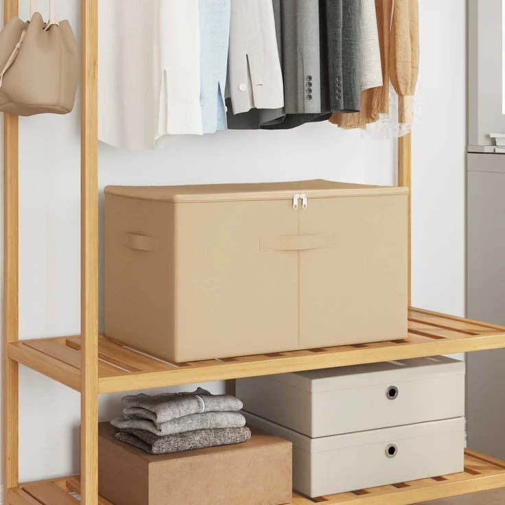 vidaXL Aufbewahrungsbox 24 stk. Vliesstoff 55 x 35 x 32 cm 61,6 L 42024608 – Bild 1