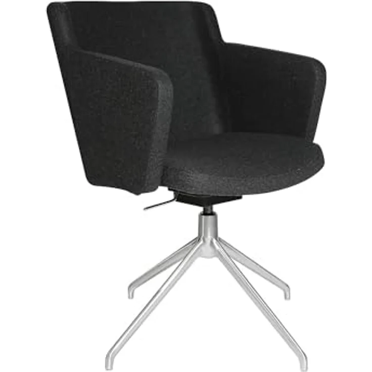 TOPSTAR | Besuchersessel SFH | 3D-Sitzgelenk und Aluminium-Fußkreuz | anthrazit – Bild 2