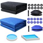 Pool Solarfolie Solarplane Schwarz 549x274cm Solarheizung Abdeckplane Poolheizung Wärmeplane