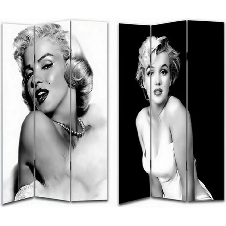 HTI-Line Paravent Paravent Marilyn Monroe (Stück, 1 St, 1 Paravent), Raumteiler Sichtschutz Trennwand – Bild 2