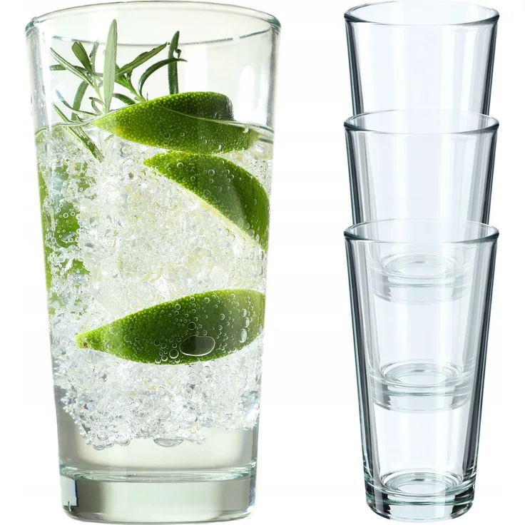 KADAX 4x Gläser 340ml für Getränke Getränke Wasser Glas Set Set