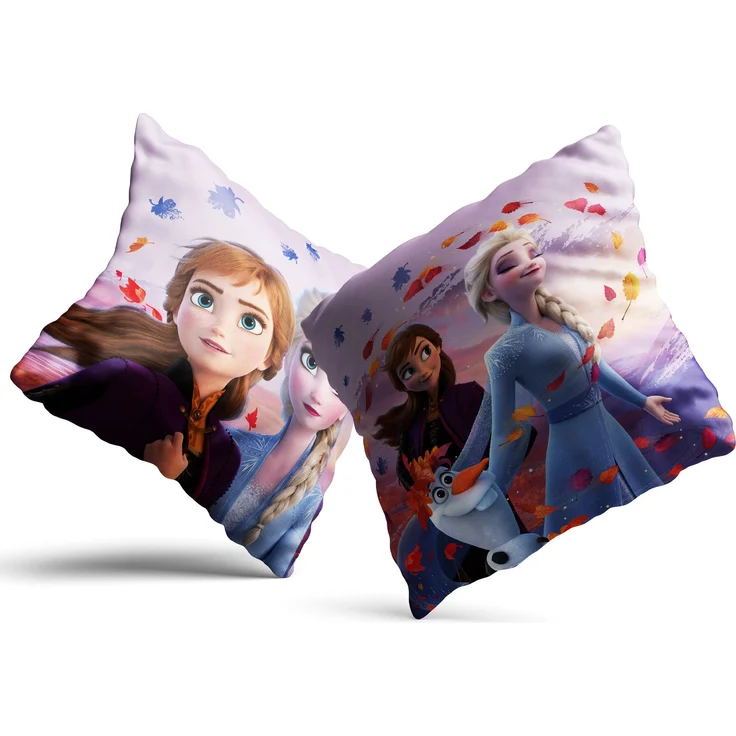 BERONAGE Dekokissen Frozen Die Eiskönigin Kissen Dreamteam 40x40 cm Kuschelkissen, passend zur Bettwäsche, ideal für Sofa, Couch, Kinder-Bett, Auto – Bild 4