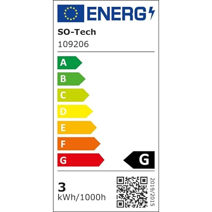 SO-TECH® LED Unterbauleuchte LED Möbeleinbauleuchte GIULIA 3W / 12V, warmweiß / neutralweiß / kaltweiß miniAMP – Bild 12